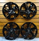 NEW Set FOR 2016 17 18 19 20 21 22 24 Honda Civic 16" BLACK Hubcaps Wheel Covers