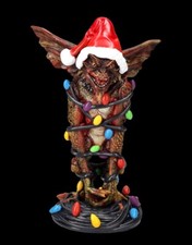 Gremlins Figurine - Mohawk with String Lights - Decorative Horror Fantasy 16.5cm