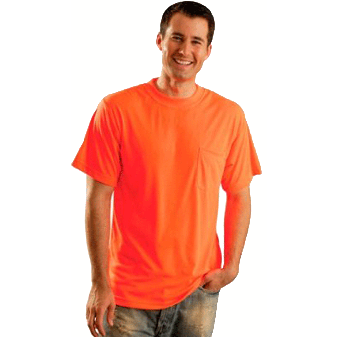 Occunomix Classic Cool Wicking T-Shirt - Hi-Viz Orange - Mens LUX