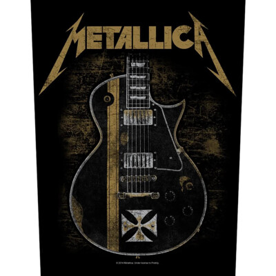 METALLICA RÜCKENAUFNÄHER BACKPATCH # 15 JAMES HETFIELD GUITAR 36x29cm AUFNÄHER