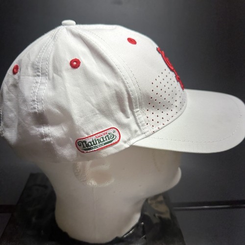 St. Louis Cardinals #28 Arenado Nathan's Hot Dogs Hat Cap Game Day - Picture 4 of 7