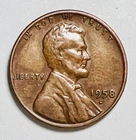 1958 D Lincoln Obverse Wheat Ears Reverse 1 Cent Circulated Coin 8140+