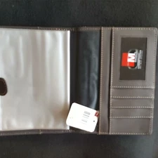 Mundi Brown Womens Genuine Leather Wallet Credit Card Slots New