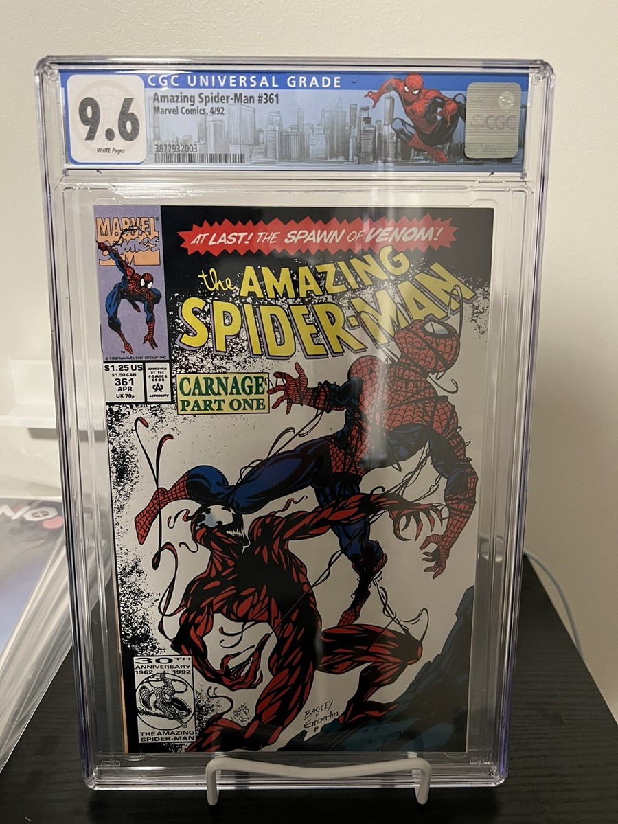 Amazing Spider-Man #361 |CGC 9.6 | 1st print 1st Carnage | Spidey