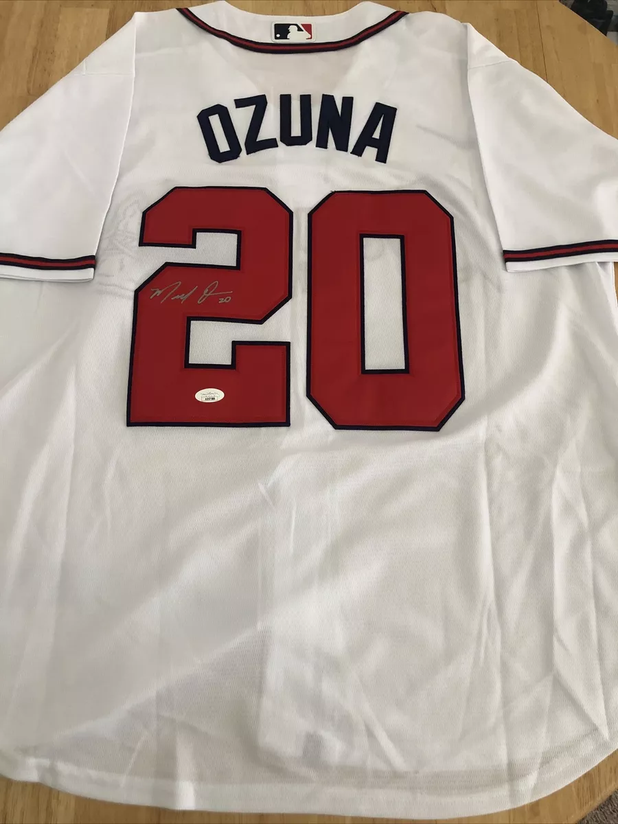 ozuna from the braves jersey