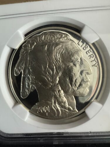 2001-P Buffalo PF70 Ultra Cameo NGC Commemorative Silver Dollar SPOTLESS - Picture 3 of 4