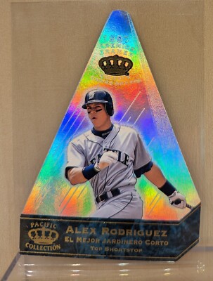 1997 Pacific Crown Collection CRAMERS'S CHOICE #6 Alex Rodriguez RARE DIE CUT