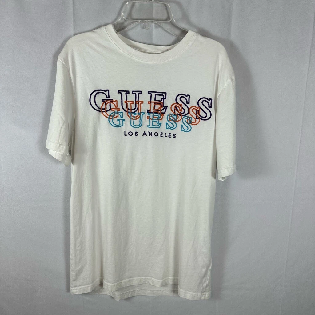 guess white tee
