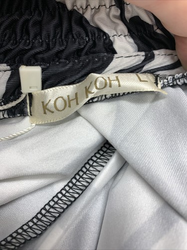 KOH KOH Womens Print Long Flowy Modest High Waist Maxi Skirt NT325-C001 Size L - Picture 3 of 7