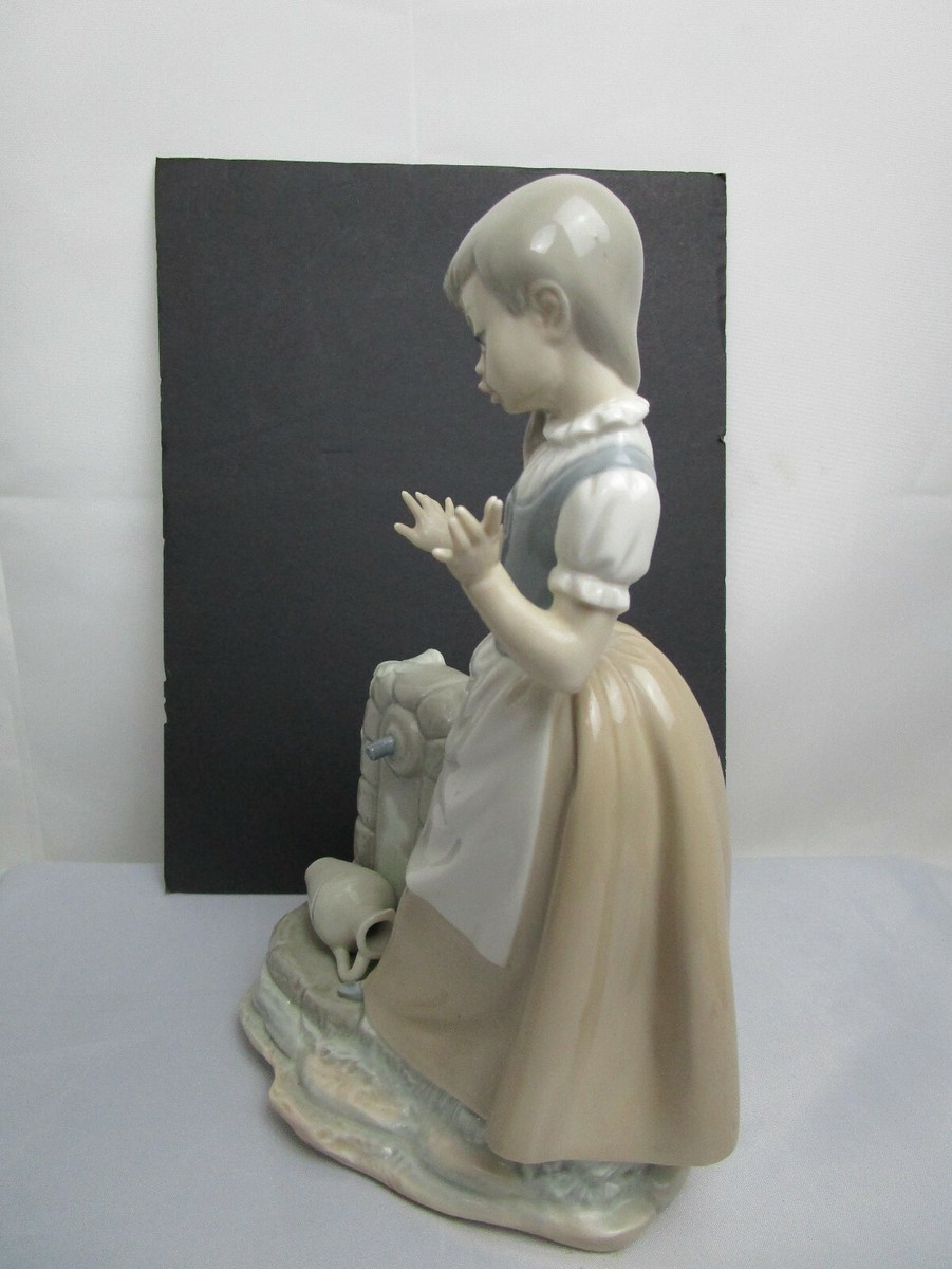 Lladro Nao Girl with broken Water Jug | eBay