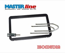 MASCHERINA RADIO DUE DIN PER ALFA ROMEO 159 NO NAVIGATORE DI SERIE + ACCESSORI.