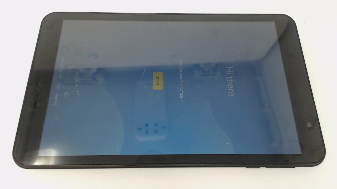 QLink Wireless Scepter 8" Tablet (Black 16GB) Wifi BADLY SCRATCHED GLAS