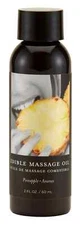 Earthly Body Edible Massage Oil 2oz - Pineapple