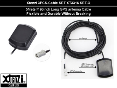 Xtenzi 3PCS Set for Pioneer Avic-Z1 Z2 Z3 GPS Antenna Mic Wire