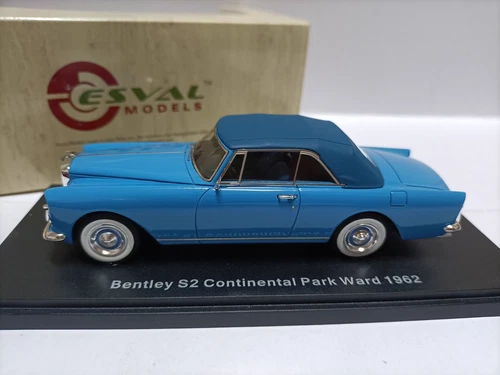 Esval 1/43 Continental Limousine Resin Car Model Bentley S2 Pard Ward 1962 Blue - Picture 2 of 6
