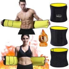 Women Men Yoga Slim Fit Waist Trainer Belt Wrap Body Shaper Workout Trimmer Belt