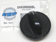 Gas Range Burner Knob for Whirlpool Kitchenaid 8286058BL AP3865815 PS988134