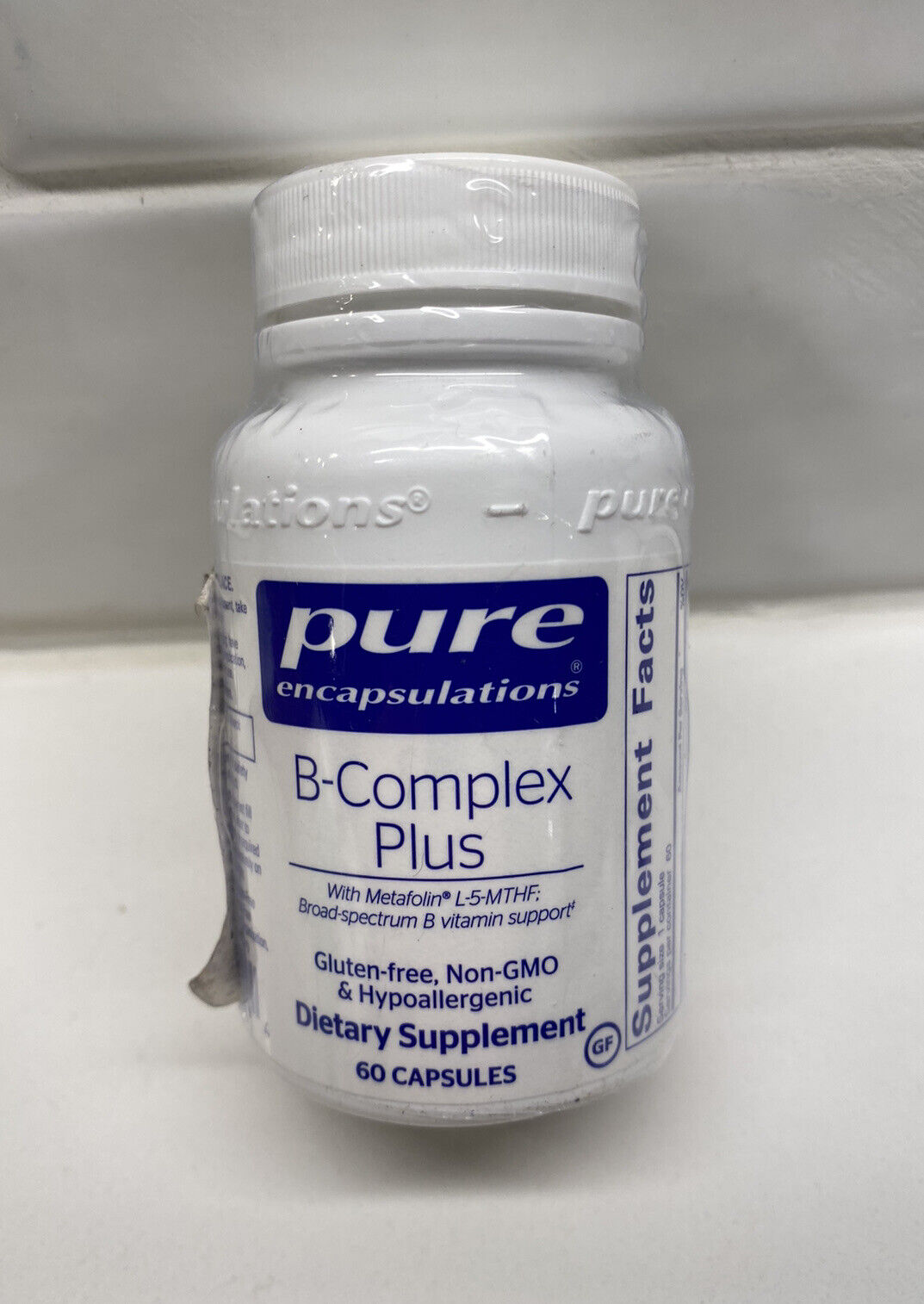 Pure Encapsulations B-Complex Plus 60 Count Exp 05/22 FREE Shipping