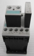 Siemens 3RT1016-1BB42 Contactor 20A 600VAC with 3RH1911-1AA10 & 3RT1916-1CB00
