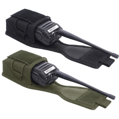 Pochette radio tactique molle réglable talkie walkie type PRC et ER