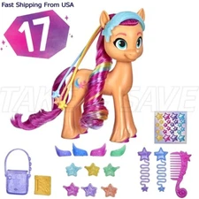 My Little Pony Rainbow Reveal Sunny Starscout Figure 6" w/ accessories 17pcs