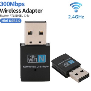 Usb Wifi Adapter Wireless Dongle 300mbps Network Card 802 11b G N For Win10 Rh Ebay