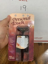 Vintage Schick Personal Touch Women's Shaver Handle 2 Cartridges Womens New