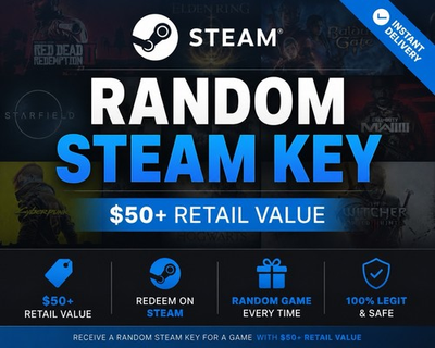 #ad Random Steam Key Game $50 Value $7.39