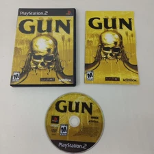 GUN (Playstation 2) PS2 Disc, Case, & Manual