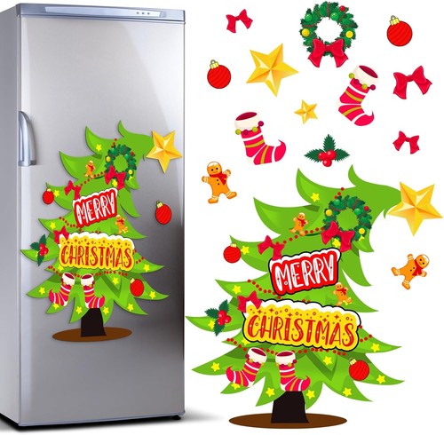 Christmas Refrigerator Magnets Magnetic Christmas Tree Refrigerator Stickers - Picture 28 of 28