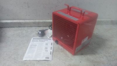 #ad Dayton 3VU34B 208 240VAC Portable Electric Jobsite amp; Garage Heater $79.99