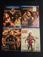 The Hunger Games - Complete 4-Film Collection Blu-ray Bundle All Codes Inc
