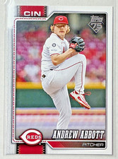 2026 Topps Series One Base Card # 218 Andrew Abbott, Cincinnati Reds