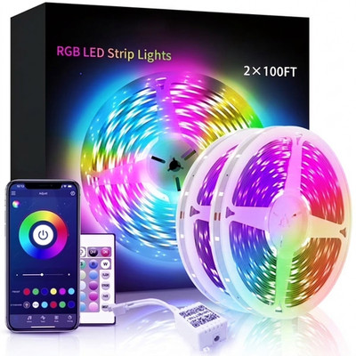 LED Strip Lights, Smart Light with App Remote Control, RGB LED Lights for room