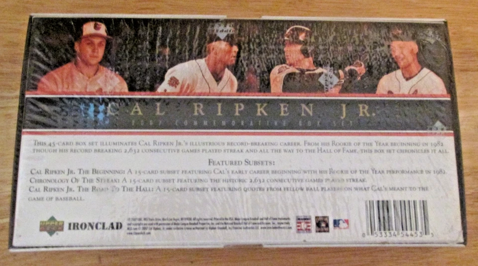 2007 Cal Ripken Jr Upper Deck 45 Card Commemorative Box Set New Never Opened. - Image 2 of 2