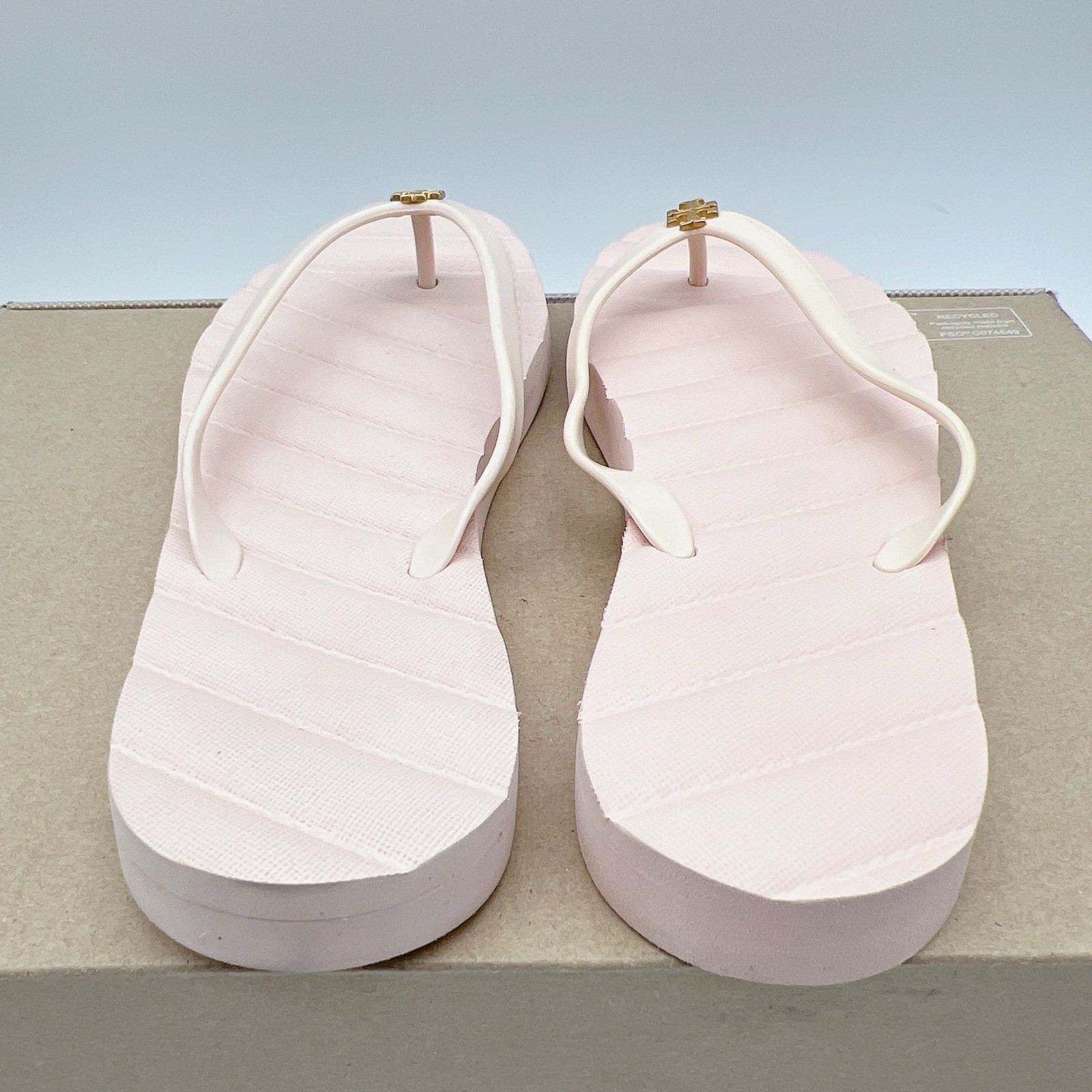 Tory Burch Kira Women's Casual Flip Flop Thong Sandals Flats Pink US 8 thumbnail 7