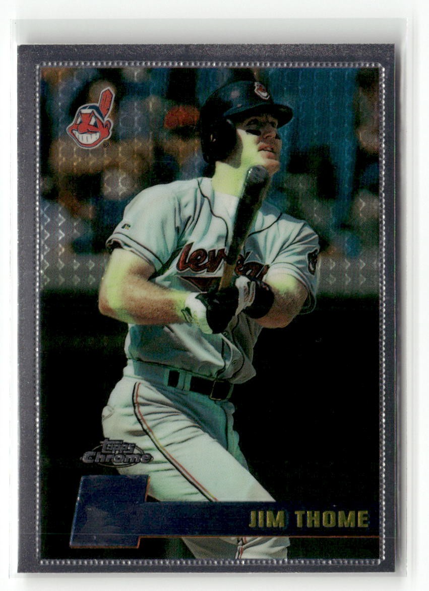 1996 Topps Chrome #100 Jim Thome HOF