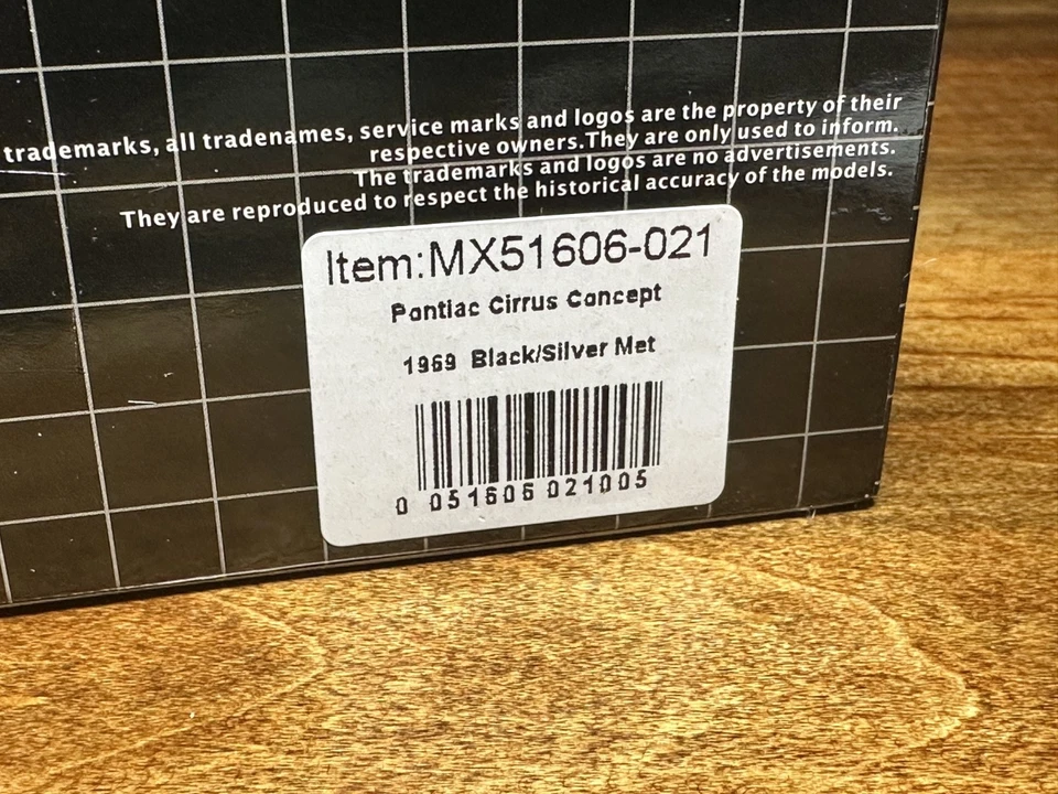 Matrix 1/43 1969 Pontiac Cirrus Concept - Image 3 of 3