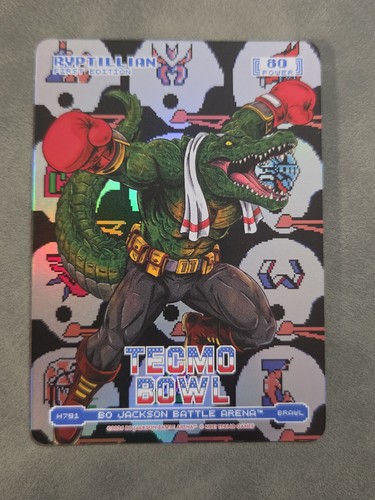 Bo Jackson Battle Arena Tecmo Bowl - Ryptillian Helmets Battlefoil Brawl SP