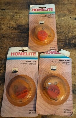 Lot Of 3 Homelite DA-96936 Fuel Caps For Homelite 240 & 245