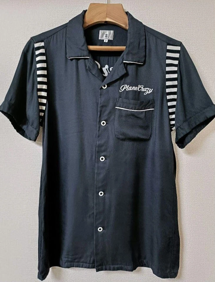 TK Takeo Kikuchi x Disney Mickey Bowling Shirt Negro Talla 3 - Imagen 2 de 4