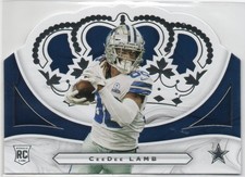 CeeDee Lamb 2020 Chronicles Crown Royale Rookie Card #CR-13. rookie card picture