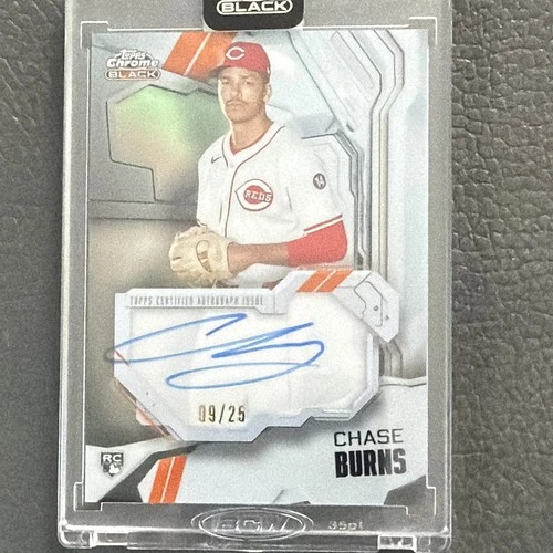 2026 Topps Chrome Black Chase Burns Ivory Autographs (RAW)
