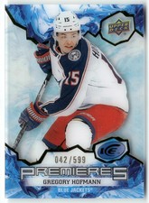 2021-22 Upper Deck Ice #169 Gregory Hofmann Blue 042/599