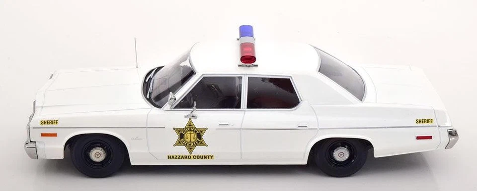 1:18 Hazzard County Police -- 1974 Dodge Monaco -- Dukes of Hazzard -- KK-Scale - Image 3 of 4