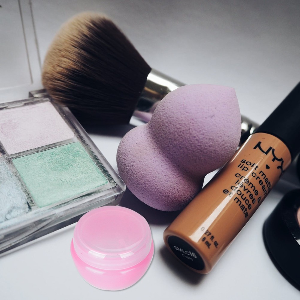 14 Pcs Travel Cream Pots Makeup Jars with Lids Mini Empty Sample