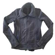 LULULEMON En Route Jacket Heathered Black Dark Gray Enroute Women's 6 (no tag)