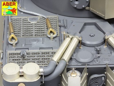 ABER Models 16 K02 - 1:16 PzKpfw VI Ausf E Tiger I - s.PzAbt.501 - PE Teile