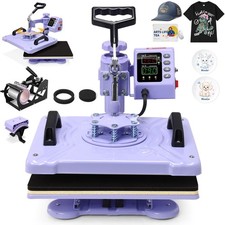 5-in-1 Heat Press Machine for T Shirts 12x15"Professional Swing Away Heat Press