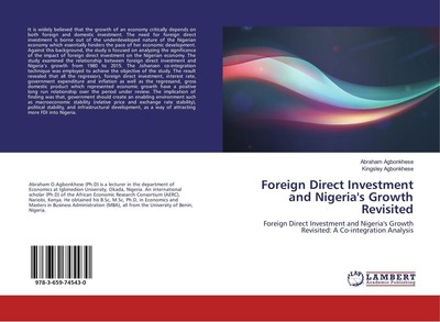 Foreign Direct Investment and Nigeria's Growth Revisited Abraham Agbonkhese